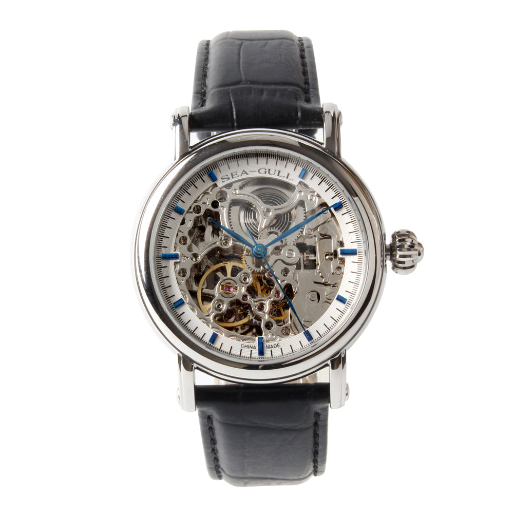 Self winding hot sale skeleton watch